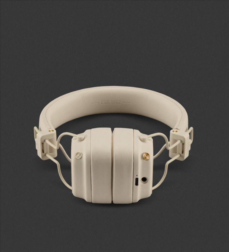 (미개봉 새상품) 마샬 메이저5 블루투스 헤드폰 크림색 정품--2