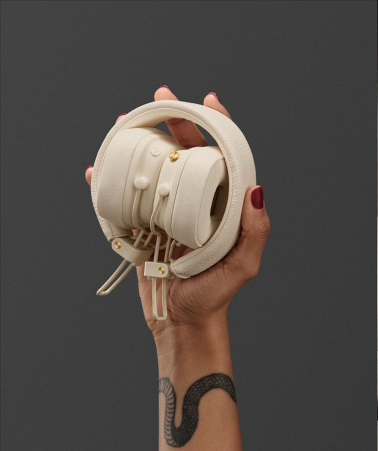 (미개봉 새상품) 마샬 메이저5 블루투스 헤드폰 크림색 정품--5