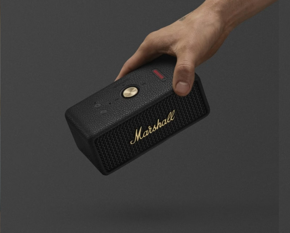 (미개봉 새상품) 마샬 엠버튼3 블루투스 스피커 블랙 정품--2