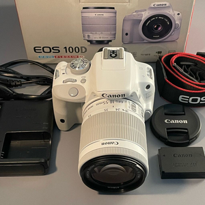 캐논 100D 번들킷 화이트 / 민트급 / 박스풀셋