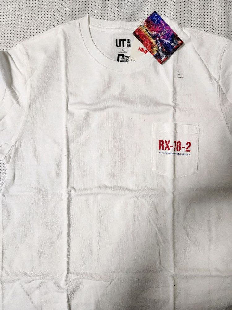 유니클로 기동전사 건담 티셔츠 L 사이즈 2종 이미지