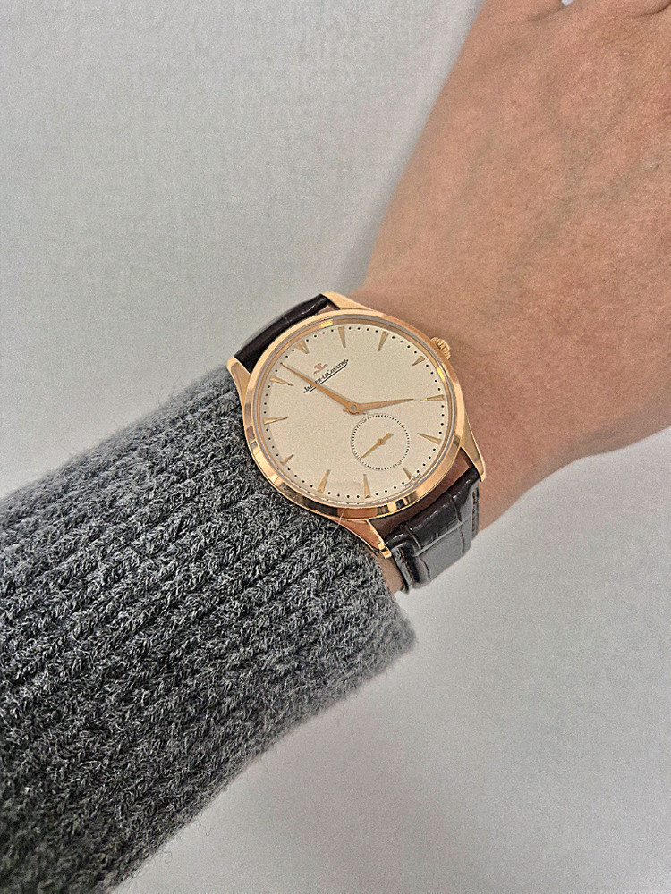 예거르쿨트르 마스터씬 스몰세컨즈 로즈골드--1