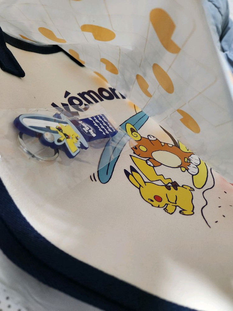 롯데리아 포켓몬 에코백 키링 세트 이미지