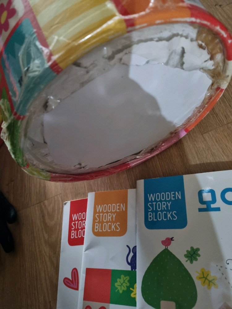 블루래빗 원목 스토리 블럭 유아 장난감--1