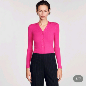 산드로 골지 니트가디건( 제니 가디건 )2사이즈