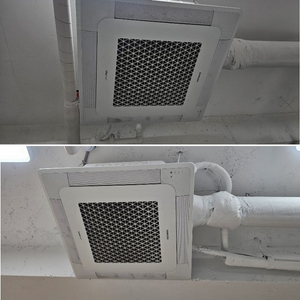 월드컵로 촬영스튜디오 물품 (시스템 천정냉난방기 40평 2대, 모션데스크, 삼성 커브드TV 65인치)