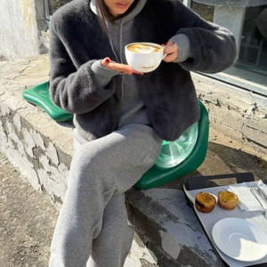 러브모모 에코퍼 무스탕