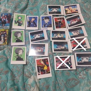 페르소나3~5 웨하스&파샤코레 카드 굿즈 팝니다 이미지