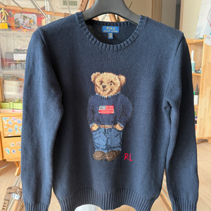 폴로 성조기 곰돌이 베어 스웨터 니트 보이즈 xl