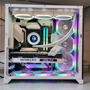 [리안리]5800X3D RTX 3080 EX DDR4 32GB 화이트 게이밍pc