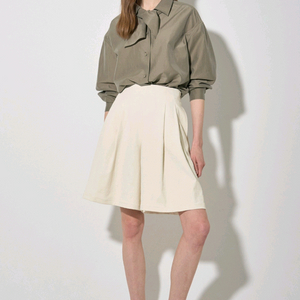 랑방 실크 블렌드 백보우 셔츠 이미지