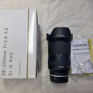 탐론 28-200mm F 2.8-5.6 Di III RXD 소니용