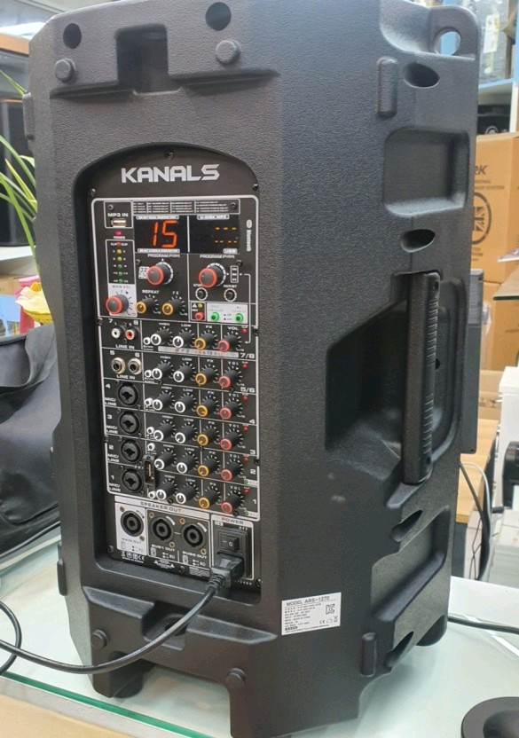 8채널믹서내장 12인치액티브스피커 고급형--2