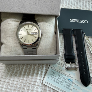 (우체국당일배송)세이코 sbth007 신품소가죽밴드 포함.