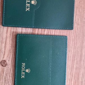 로렉스 보증서 커버 2개