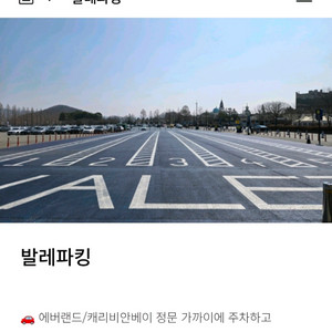 에버랜드 발레파킹 팝니다