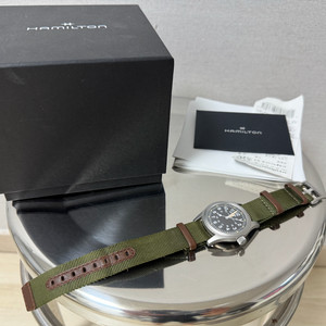 해밀턴 카키필드 매카니컬 38mm 풀박스