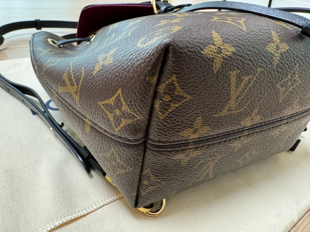 루이비통 몽수리 BB 모노그램 백팩--3