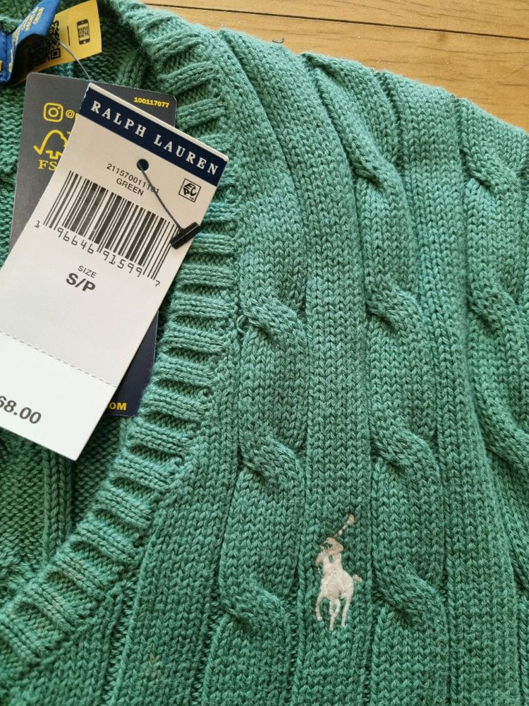 폴로 랄프로렌 케이블 니트 스웨터 우먼s--5