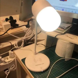 3in1 블루투스스피커+무선충전+스탠드무드등 이미지