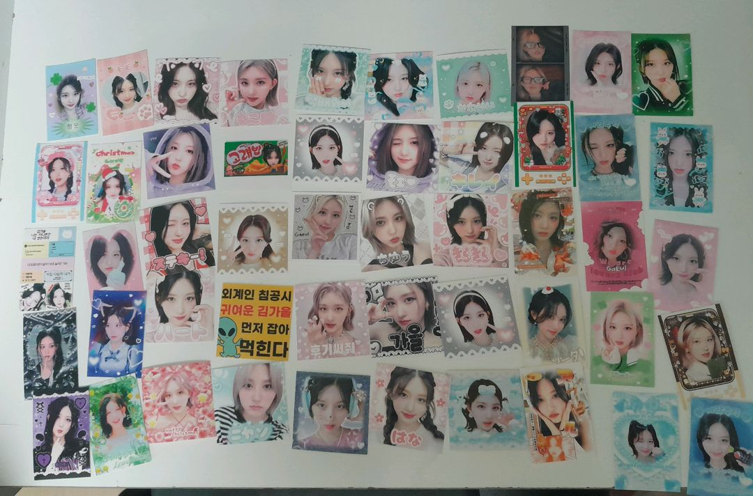 2종 일괄 덤100장이상) 아이브 인형 아이브 가을 인형 아이브 쁘띠 쁘띠브 리바이브 가을 인형--2