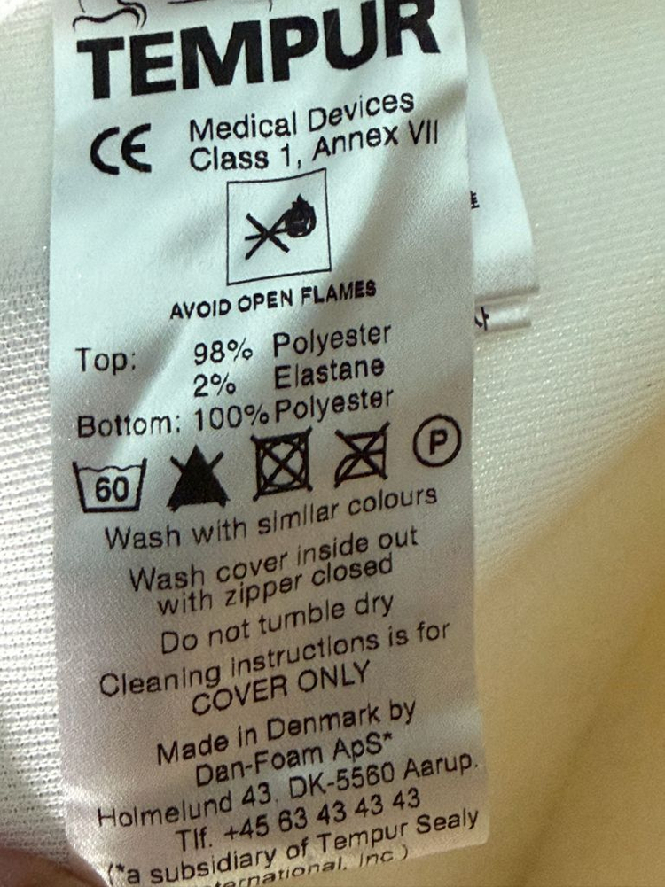 [대전] 템퍼 매트리스 오리지널 150x200x25cm 프레임포함 이미지