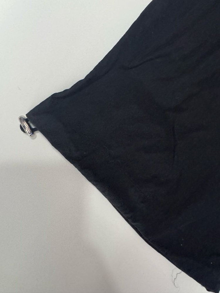 프리즘웍스 밑단 스트링 카고 나일론 팬츠 블랙 29.9인치--5