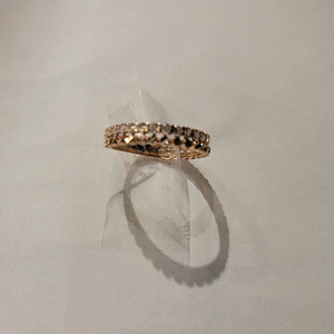 여성)14K 핑크골드 큐빅 커팅 반지