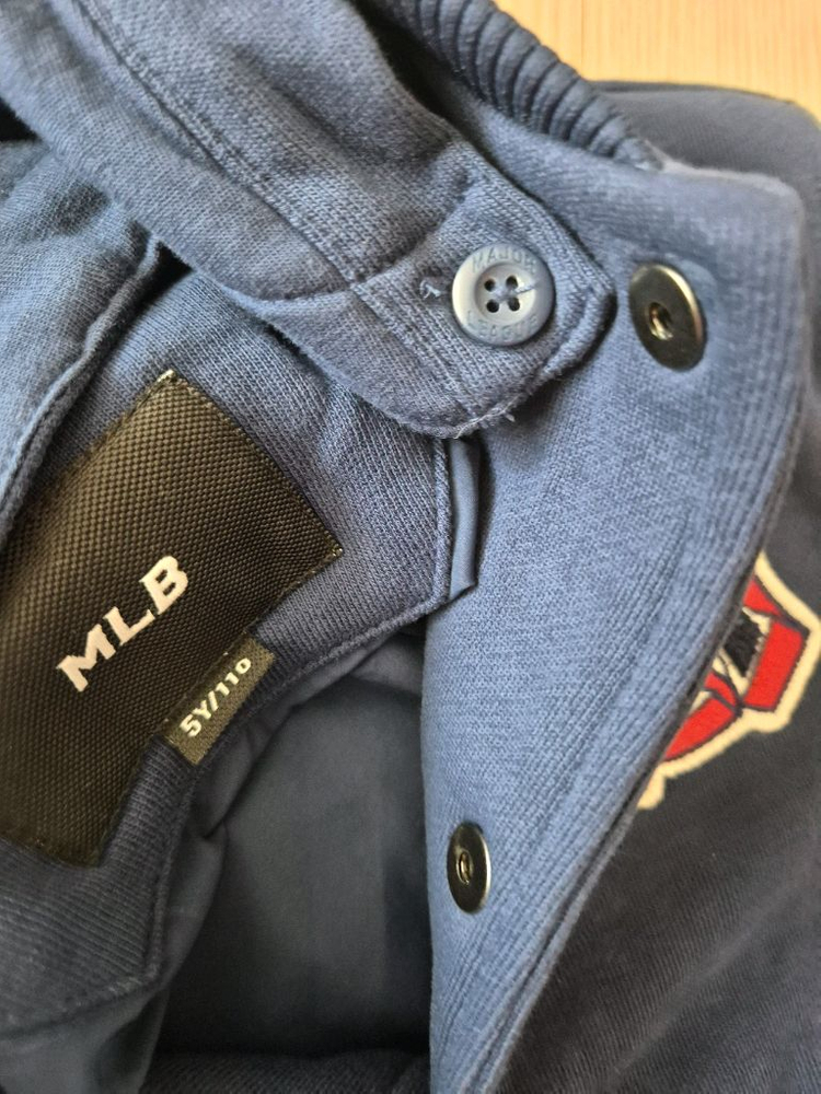 MLB 키즈 뉴욕 양키스 후드 야구 점퍼. 엠엘비키즈 이미지