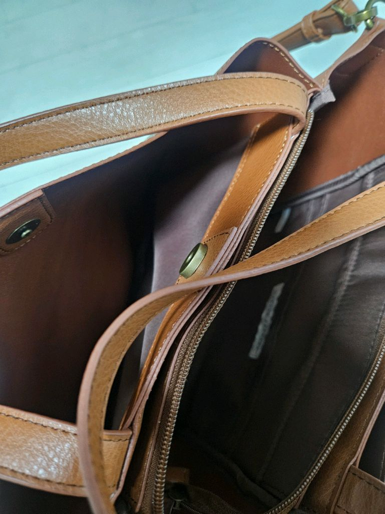 리틀파머스 3단 가죽크로스백--4