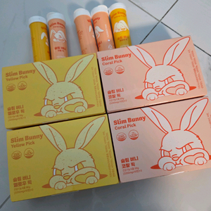 슬림버니 코랄픽 옐로우픽 4박스