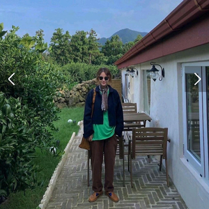 율하네 율하맘 칼라팬츠 브라운색상 160이상사이즈