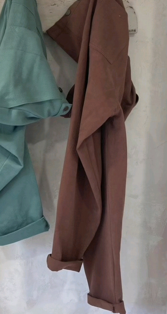 율하네 율하맘 칼라팬츠 브라운색상 160이상사이즈--2