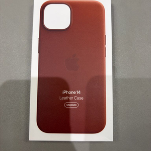 아이폰14 애플 정품 가죽 케이스 (*미개봉) 이미지