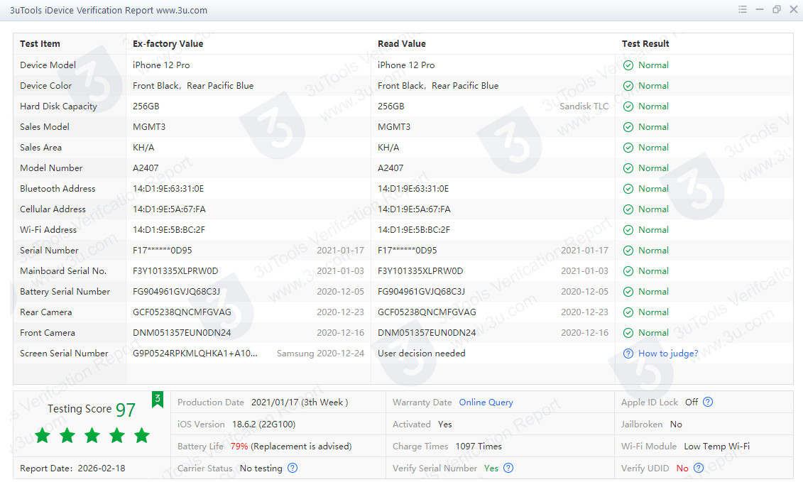 아이폰12프로 256G 퍼시픽블루 박풀 판매합니다--1