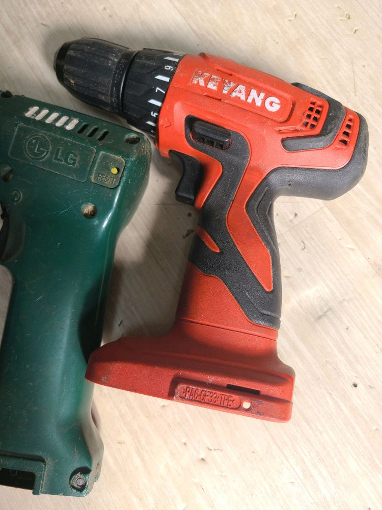 드릴 베어툴 4종 (블랙앤데커, 팀앤브라운, LG, 계양) 일괄--3