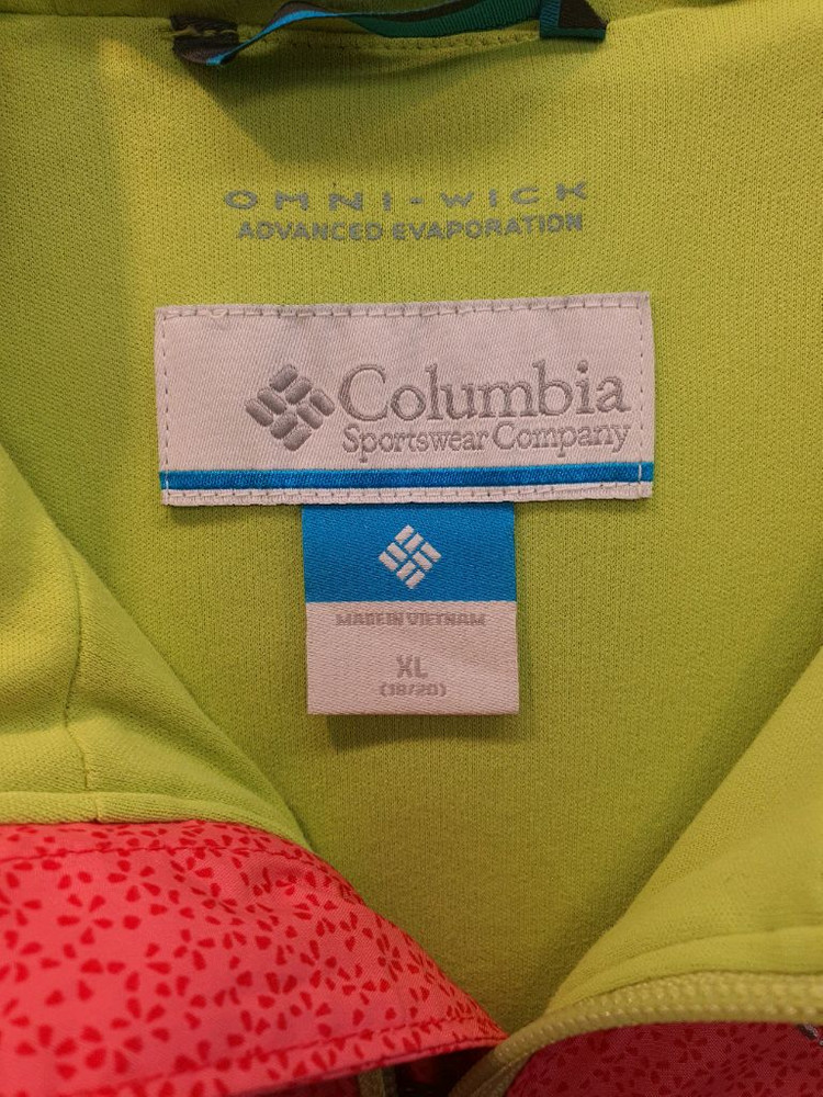 컬럼비아 옴니위크 기능성 후드 바람막이 자켓 (XL) 이미지