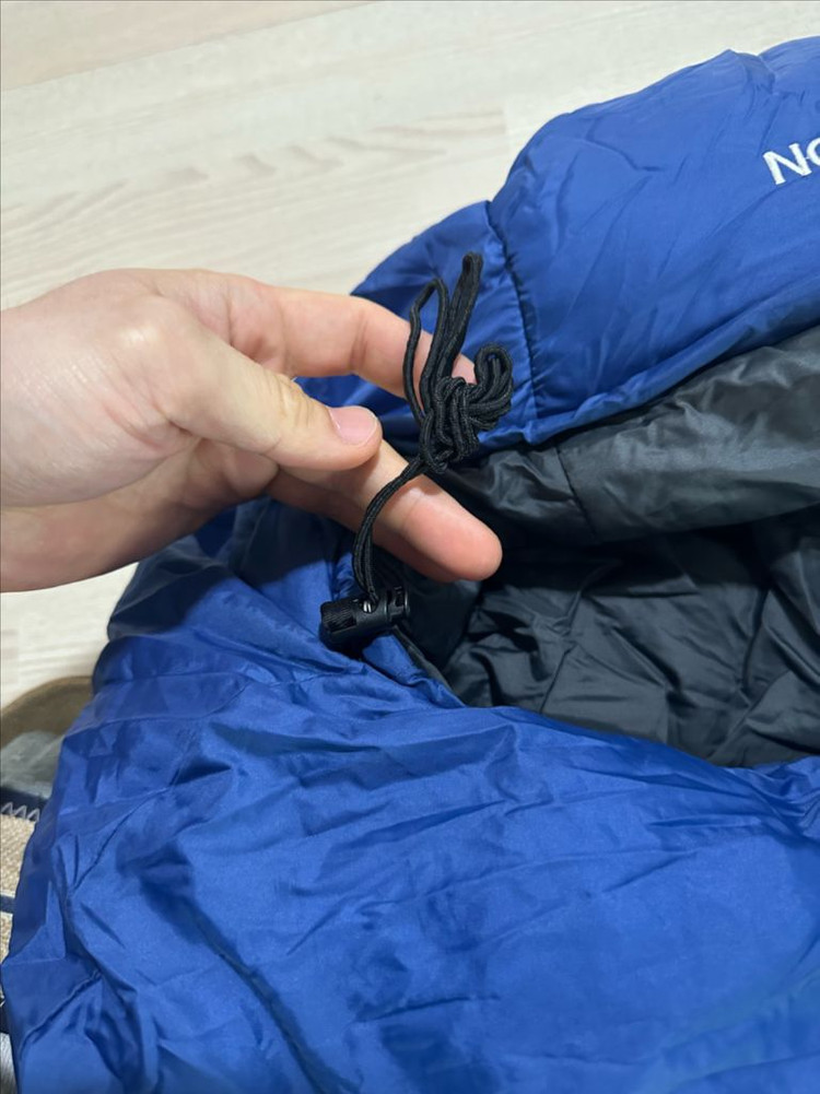 노스페이스 블루 삼계절 폴리 침낭--1