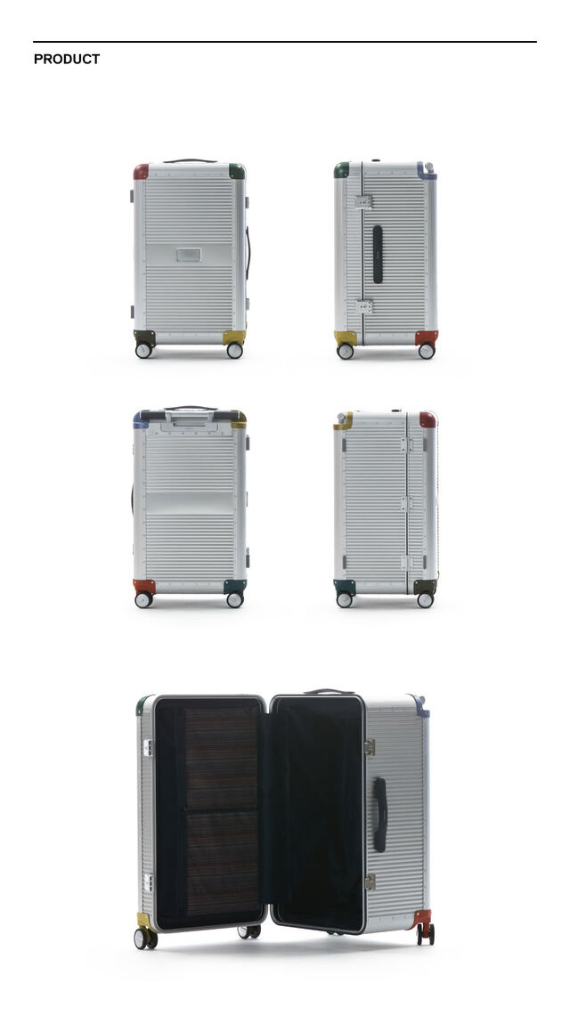 폴스미스X로우로우 알루미늄 캐리어 (28인치/실버)--5