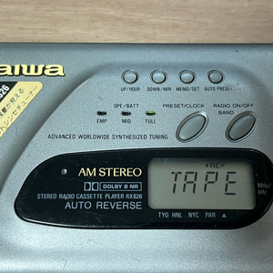 AIWA HS-RX626 워크맨 카세트 라디오 아이와 rx626