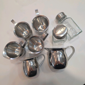 [택포] 카페 커피 벨 크리머 / 스텐 샷글라스 / 덤 토핑 파우더 병