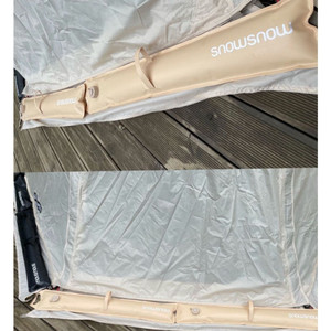 스노우스노우 텐트 워터백 물주머니 M 베이지 12개+1개 (새상품) 장박캠핑 텐트스커트 텐트모래주머니 장박스커트 텐 이미지
