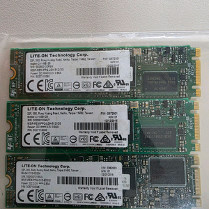 SSD 라이트온 128GB, 256GB/노트북 전용/거의새것