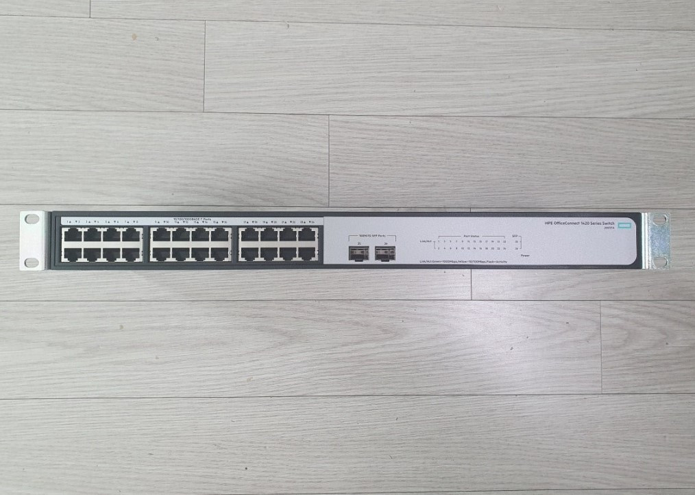 HPE 1420-24G-2SFP - 24포트 기가비트 허브 (무상AS 가능) 이미지