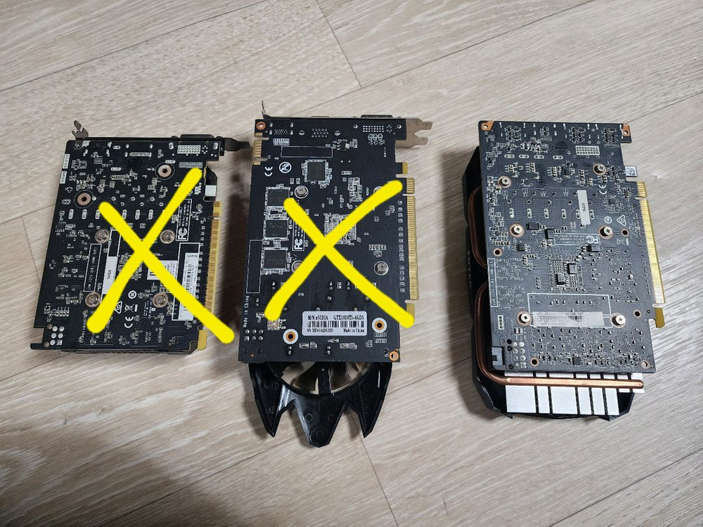 조텍gtx1060그래픽카드 부품용으로 팝니다--1