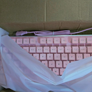 파스텔핑크 키보드 새상품