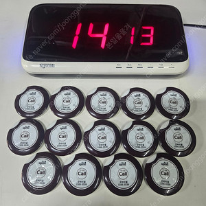 씨스콜 SR-A2002 1대 + ST-200 화이트벨 14개 호출벨 팝니다