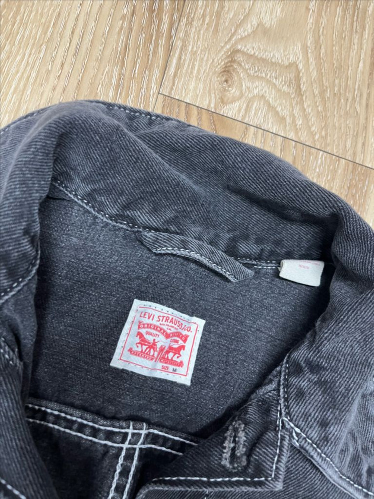 리바이스 슬리브리스 데님 점프수트 M 이미지