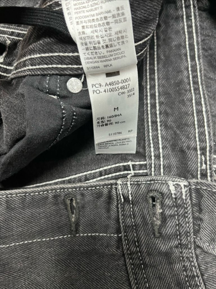 리바이스 슬리브리스 데님 점프수트 M 이미지