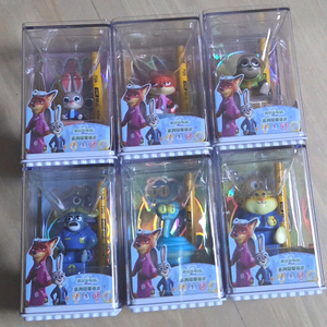 주토피아 피규어 스탬프 6종 세트